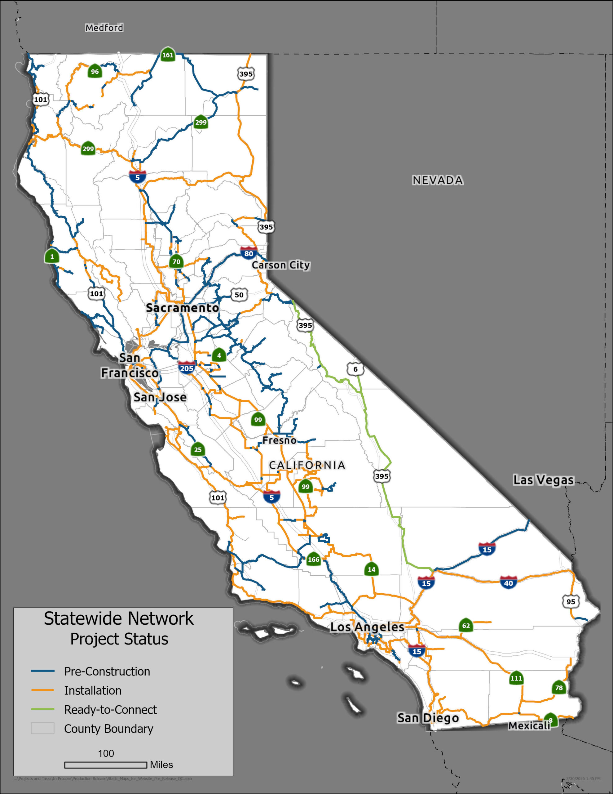 California's digital backbone gets its first connection - Community ...